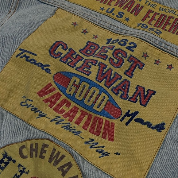90’s Vintage Chewan USA Athletics Denim Jacket - Picture 13 of 14